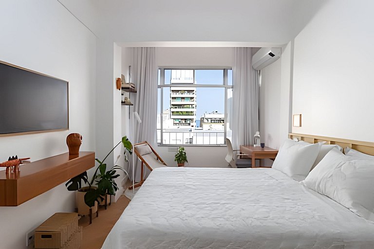 CurtaIpanema: Studio encantador c/vista para o mar