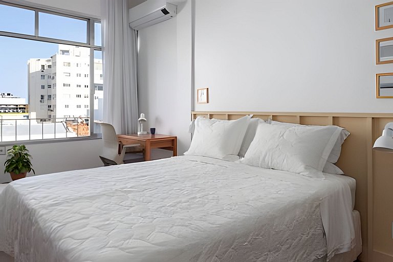 CurtaIpanema: Studio encantador c/vista para o mar