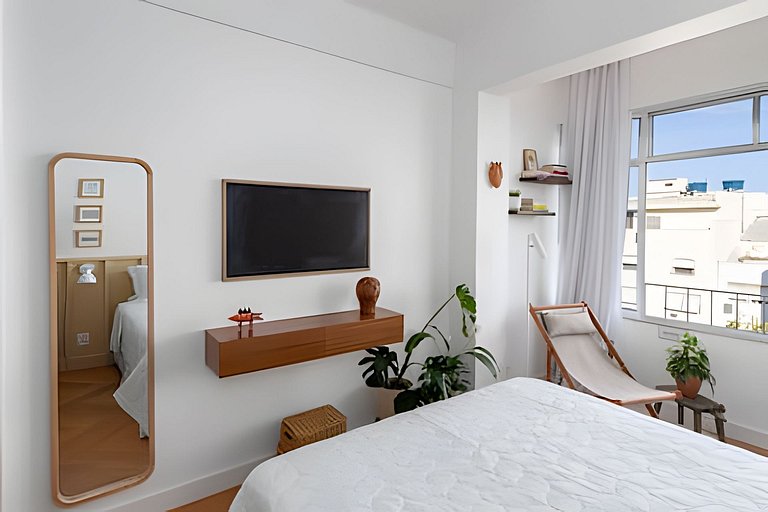 CurtaIpanema: Studio encantador c/vista para o mar