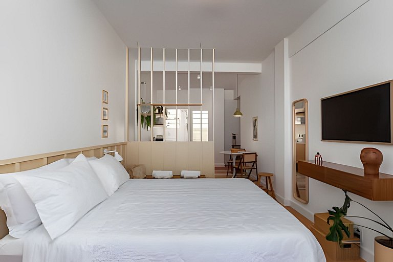 CurtaIpanema: Studio encantador c/vista para o mar