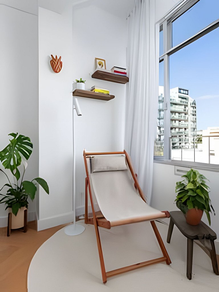 CurtaIpanema: Studio encantador c/vista para o mar