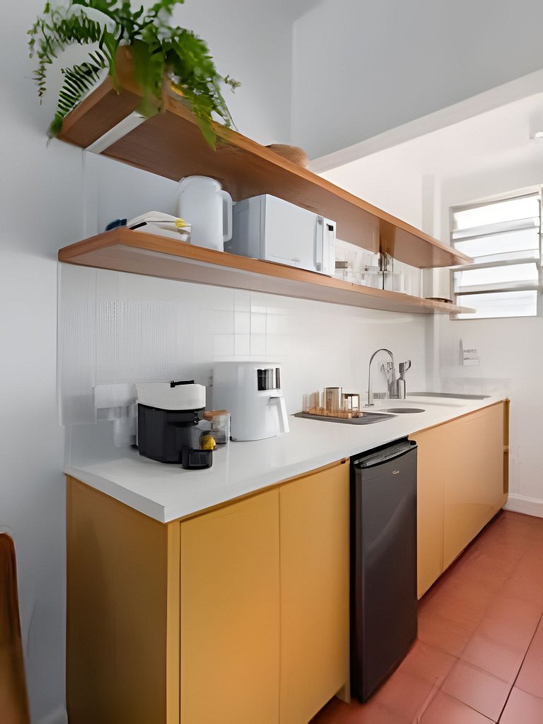 CurtaIpanema: Studio encantador c/vista para o mar