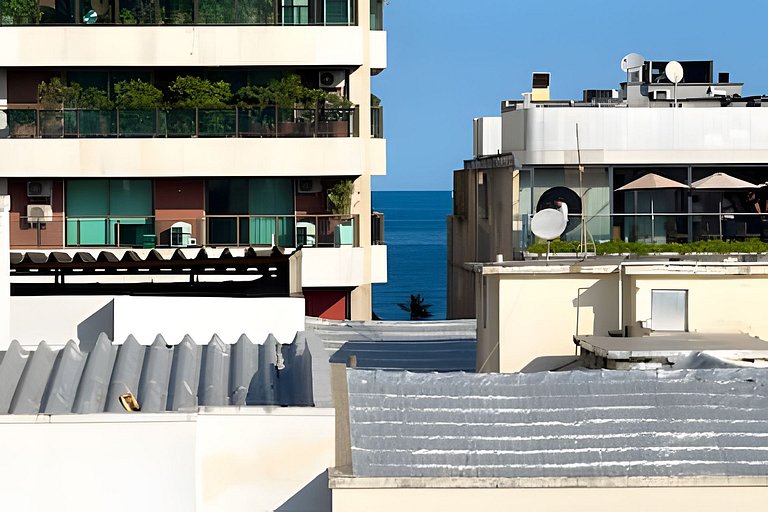 CurtaIpanema: Studio encantador c/vista para o mar